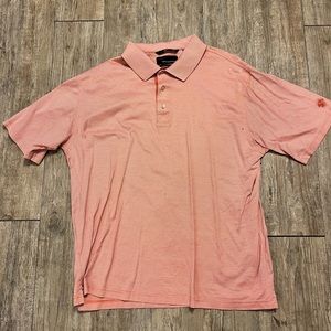 Greg Norman Collection Pink Polo Shirt Classic Design